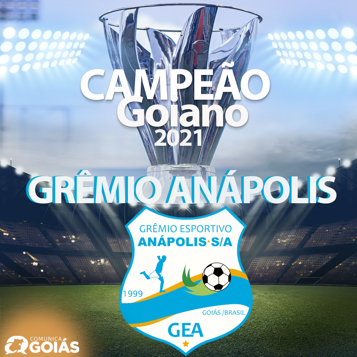 Grêmio Anápolis venceu o Vila Nova nos pênaltis e levou o título do Goianão 2021