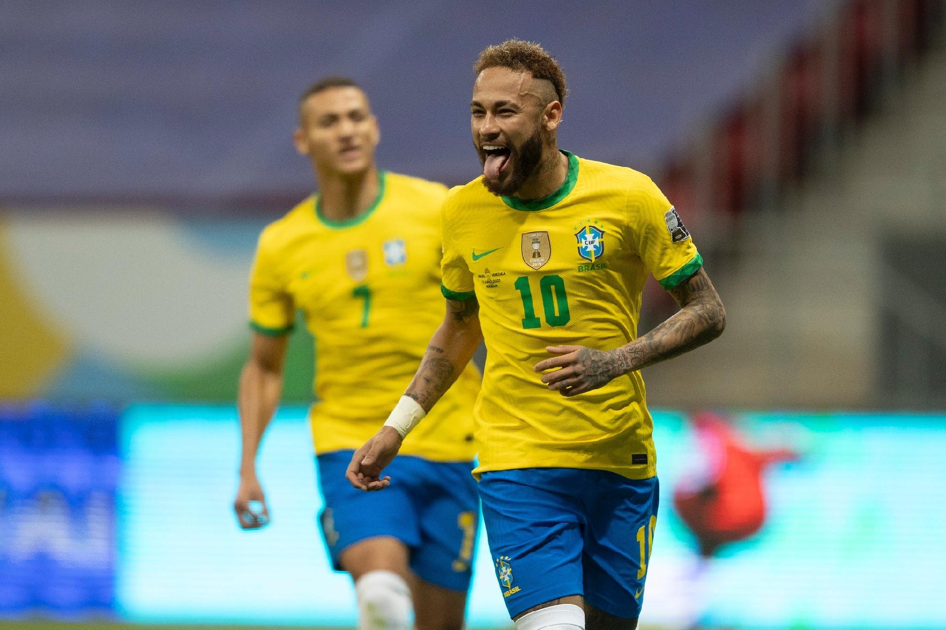 Brasil estreia com vitória por 3 a 0 na abertura da Copa América