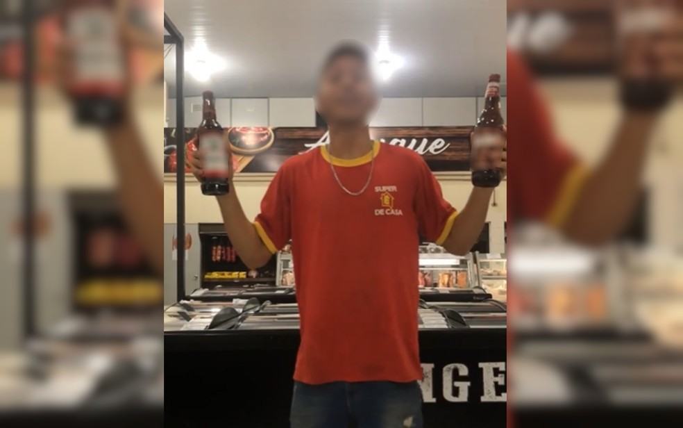 Menores de Idade fazem propaganda de bebidas alcoólicas em supermercado de São Luís de Montes Belos