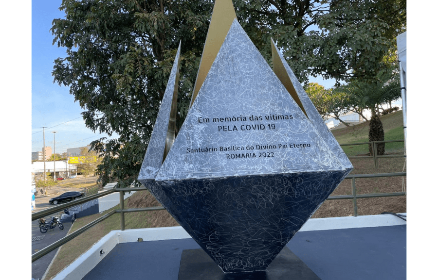 Pira do Monumento memorial da Romaria do Divino Pai Eterno será acesa no amanhecer desta sexta-feira, 24