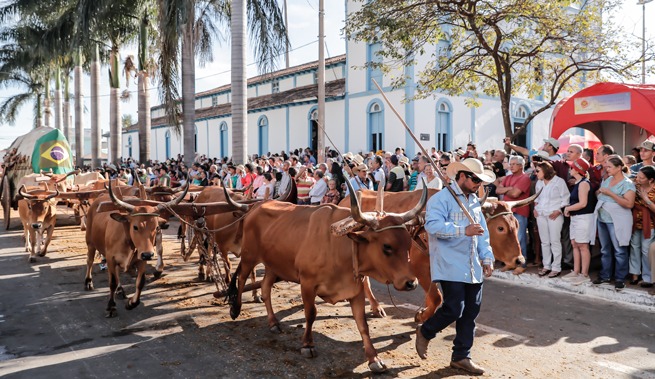 Tradicional Romaria de Carros de Bois em Trindade é incluída no calendário cultural de Goiás 