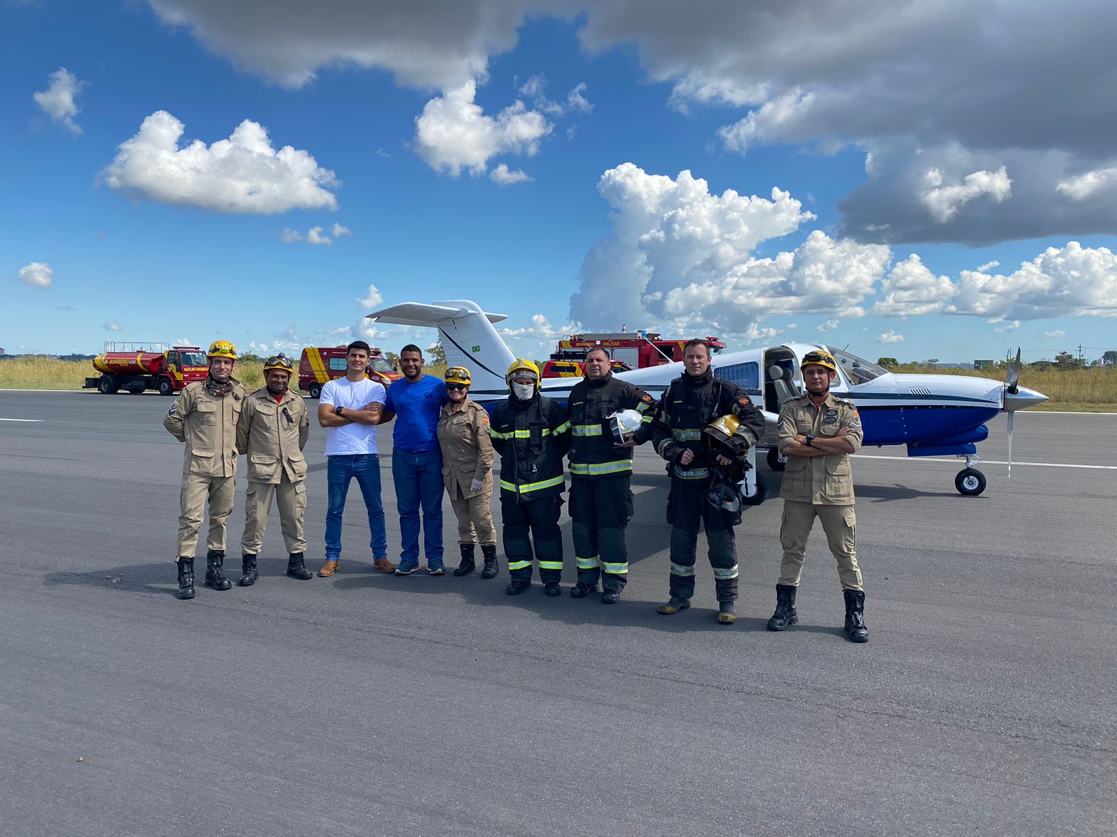 Avião realiza pouso de emergência em Aeroporto de Anápolis