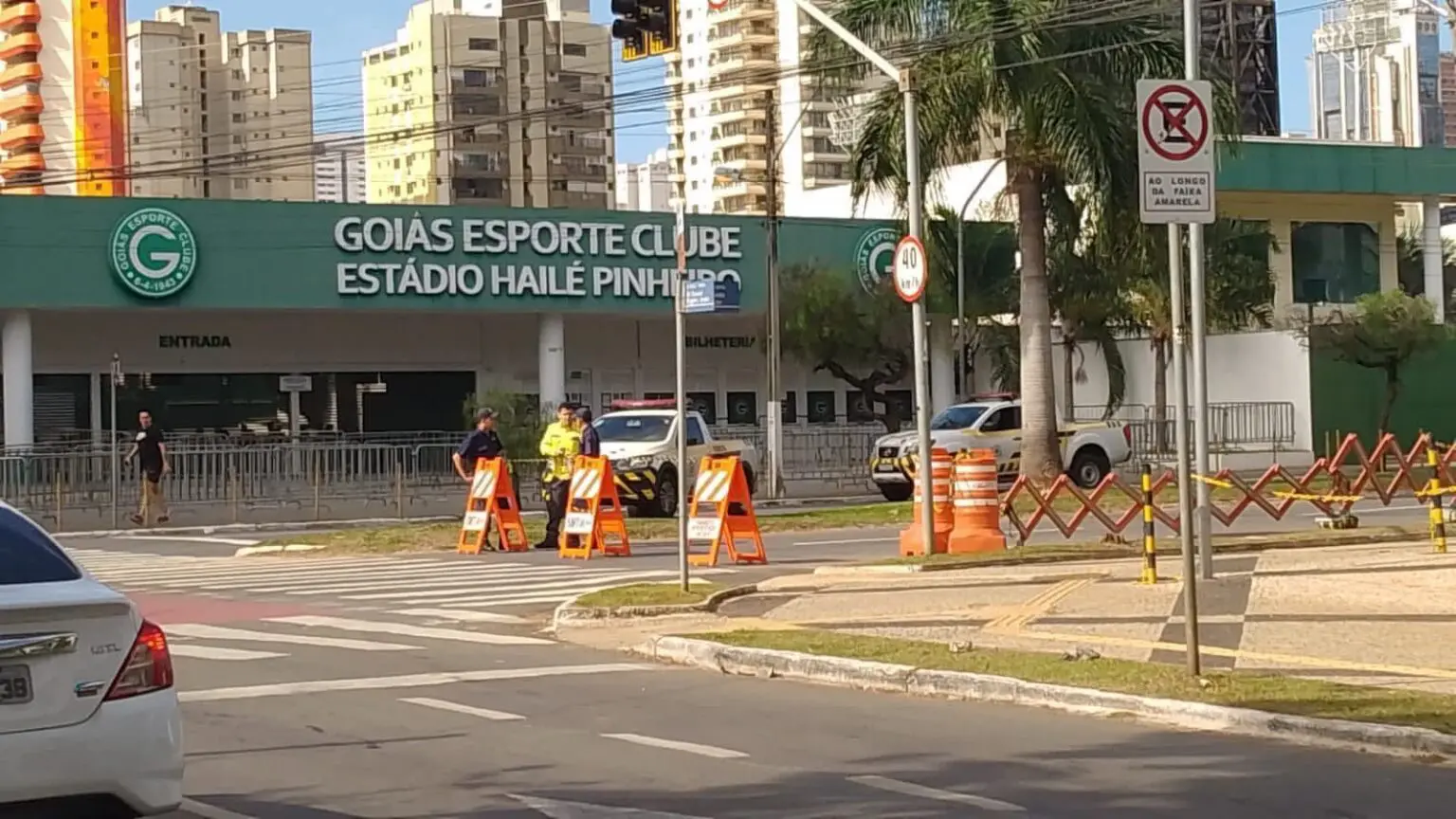 Trânsito será interditado nas imediações do Estádio Hailé Pinheiro para o jogo do Goiás x Flamengo