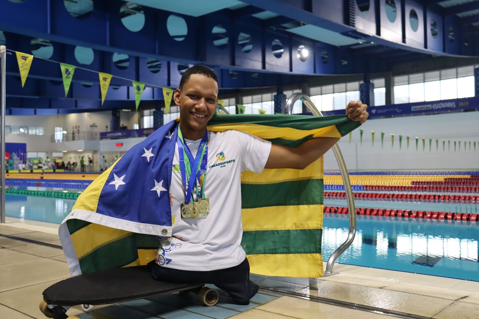 Goiás conquista 71 medalhas nas Paralimpíadas Escolares