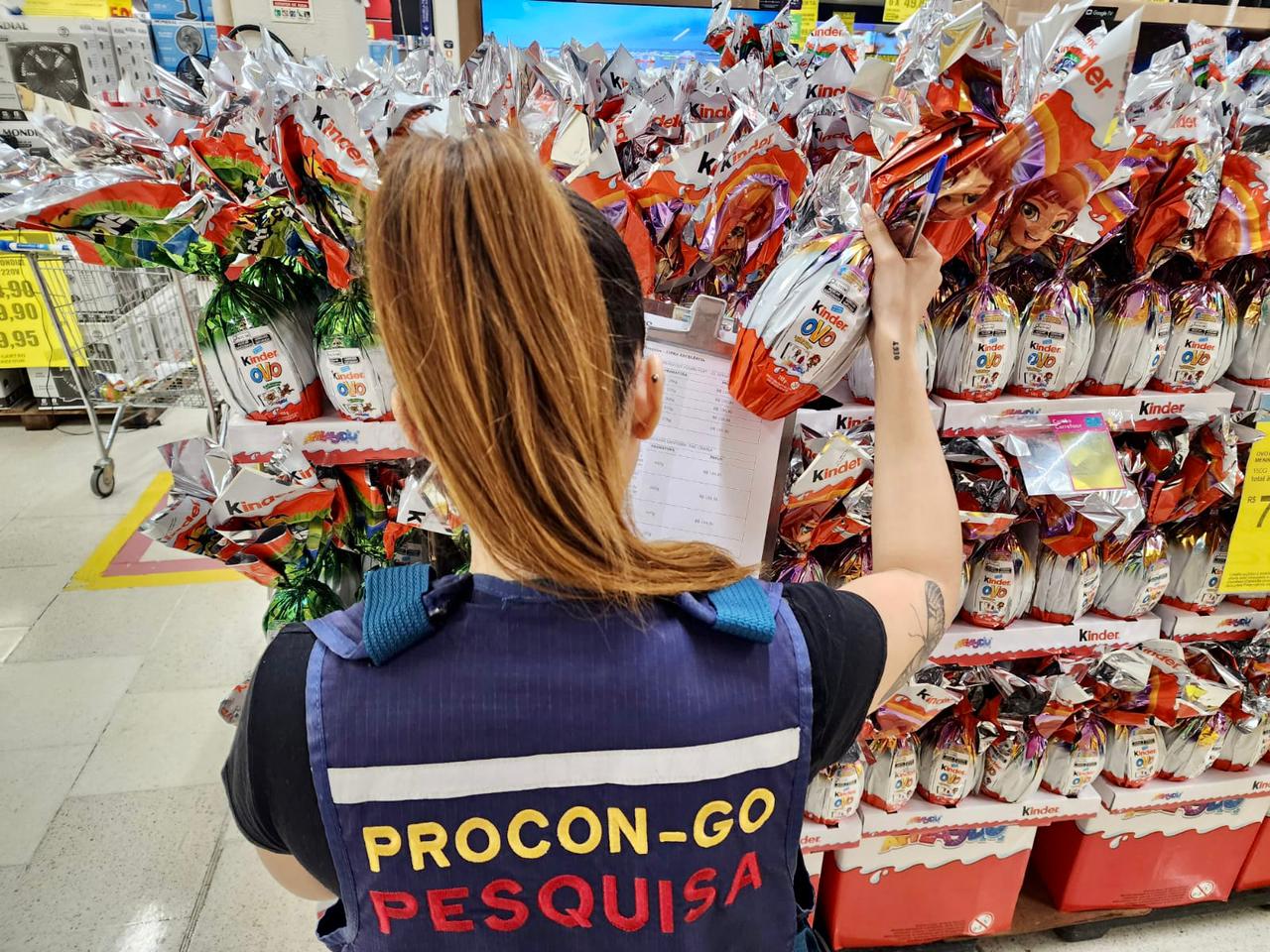 Pesquisa do Procon Goiás indica variação de quase 250% em preços de ovos de Páscoa