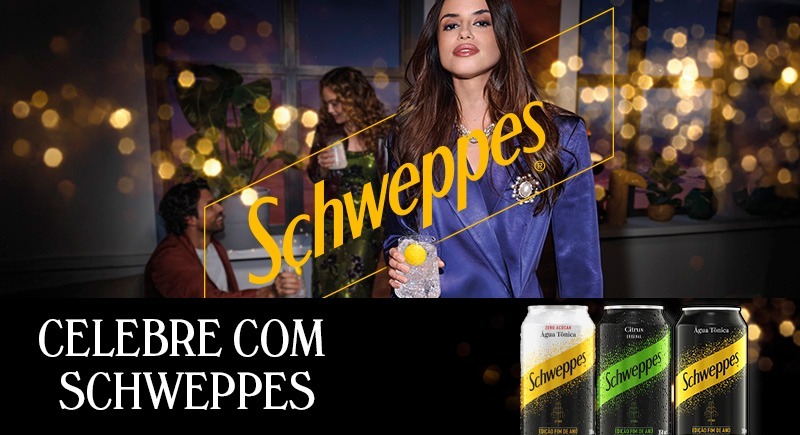 Schweppes apresenta novas embalagens limitadas das versões Tônica e Citrus, para celebrar o Ano Novo e brindar novos começos