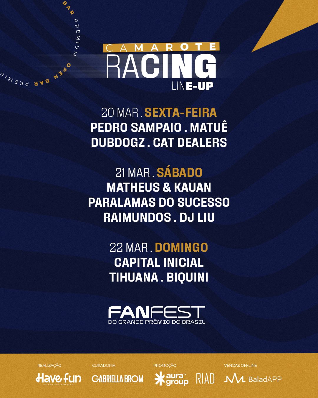 Camarote Racing promete ser o espaço mais badalado da Fan Fest MotoGP em Goiânia.