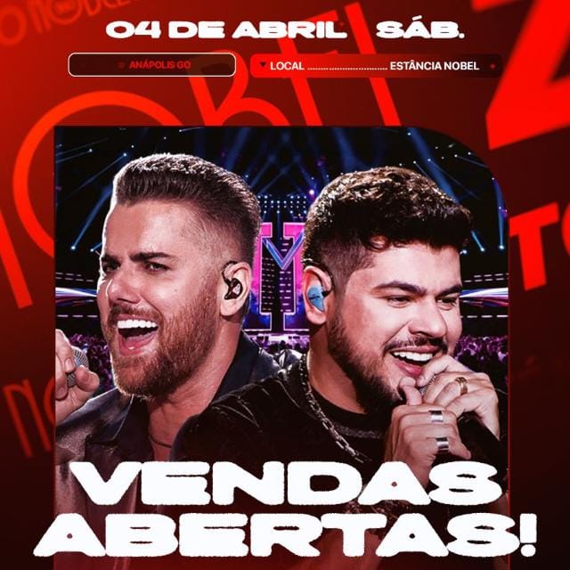 Zé Neto & Cristiano apresentam “Nobel 360” na Estância Nobel com experiência intimista e ingressos limitados