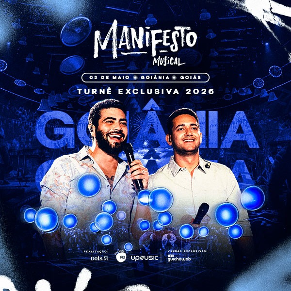 Henrique & Juliano anunciam Léo Foguete e Felipe & Rodrigo como atrações no “Manifesto Musical”, em Goiânia