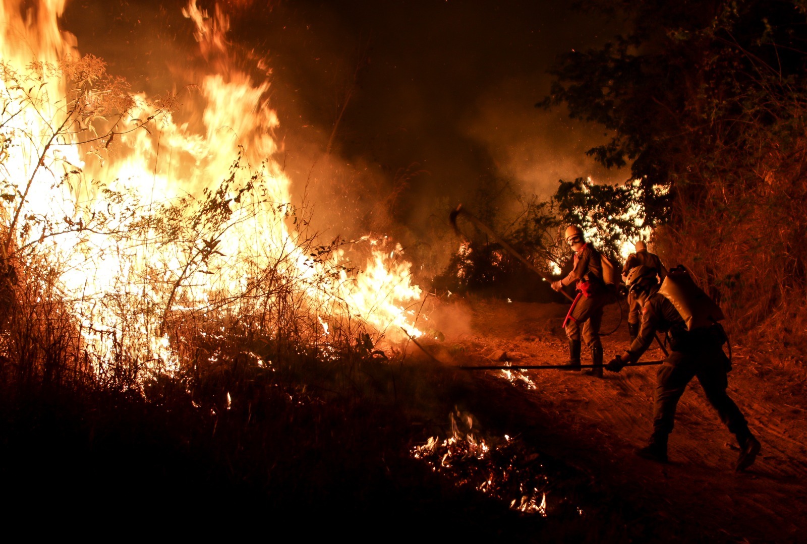 Governo de Goiás reforça prevenção e combate a incêndios em vegetação durante a estiagem Governo de Goiás reforça prevenção e combate a incêndios em vegetação durante a estiagem
