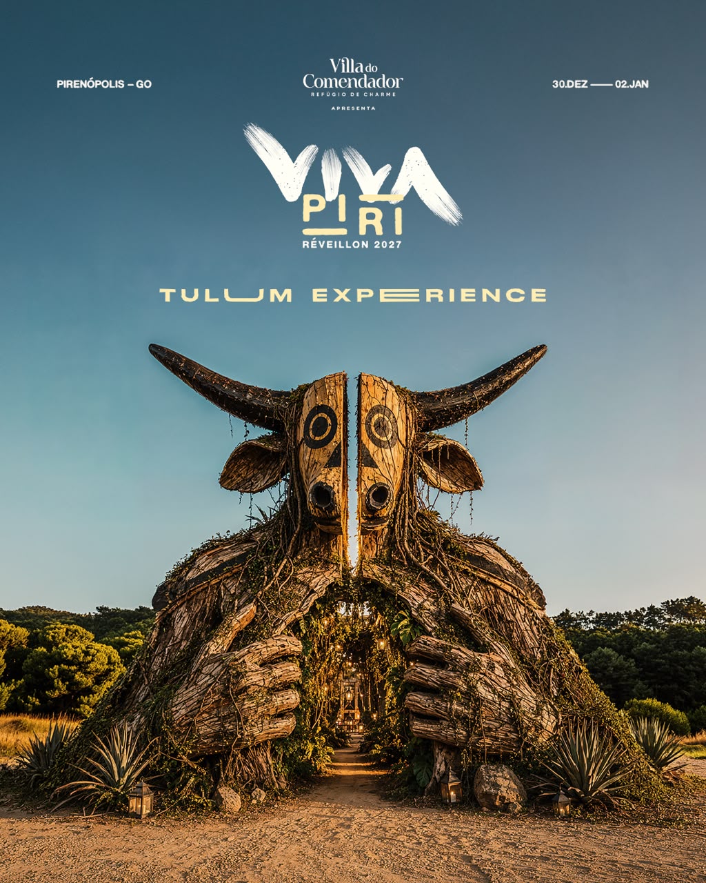 RÉVEILLON VIVA PIRI 2027 GANHA FORÇA E PROMETE UMA DAS GRANDES VIRADAS DO BRASIL COM HUGO & GUILHERME, LÉO SANTANA, FELIPE AMORIM E DILSINHO